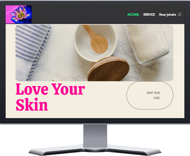 Design web salon beauté Design web salon beauté